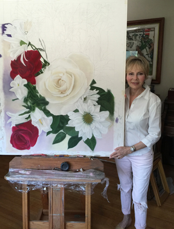 Creating Nature's Beautiful Flowers, Pastel Painting, 